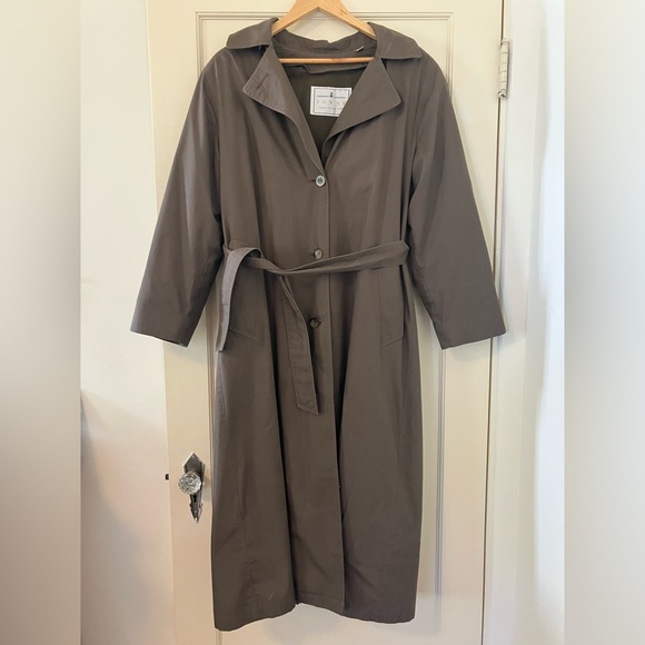 Towne by London Fog Classic Trench Coat Size 10 - Picture 1 of 11
